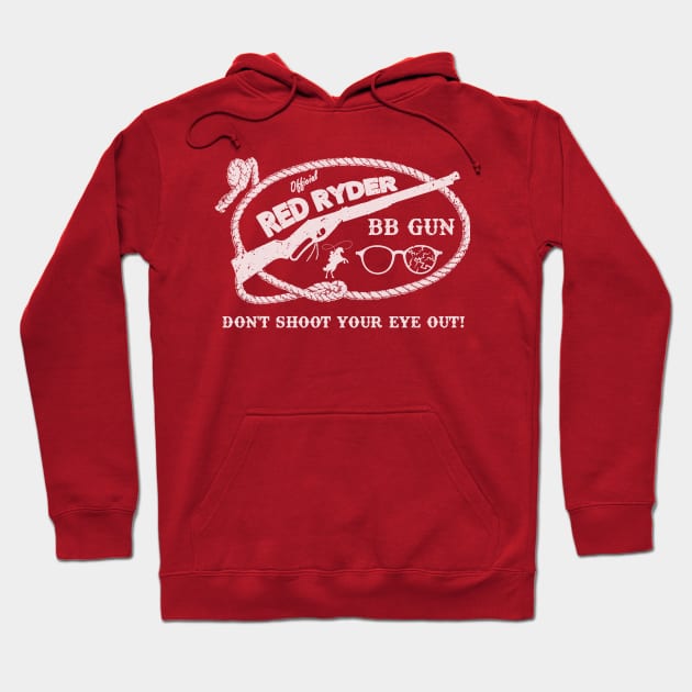 Christmas Story Red Ryder BB Gun Hoodie by Bigfinz